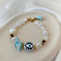 Evil Eye Shell Bracelet