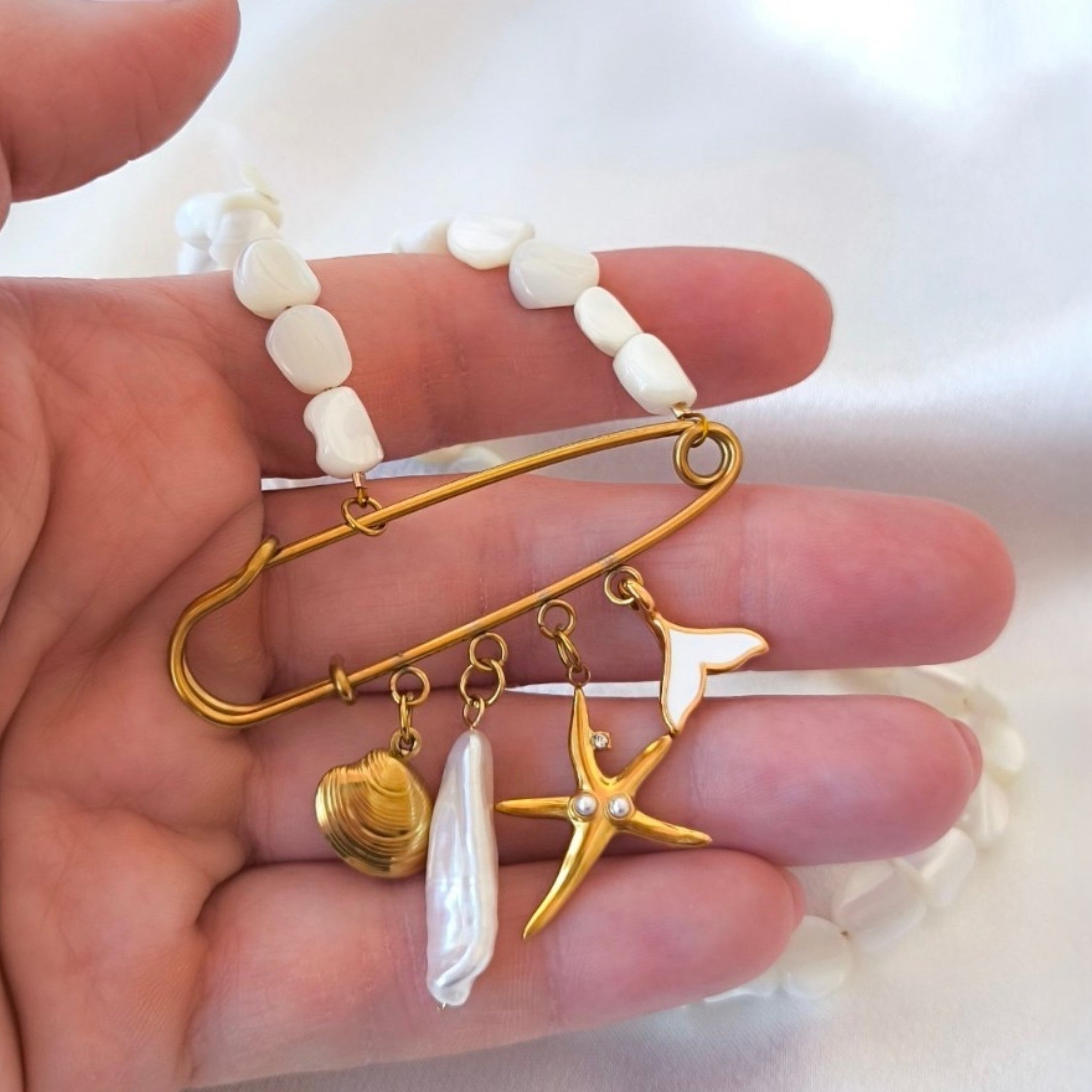 Statement Pin Necklace