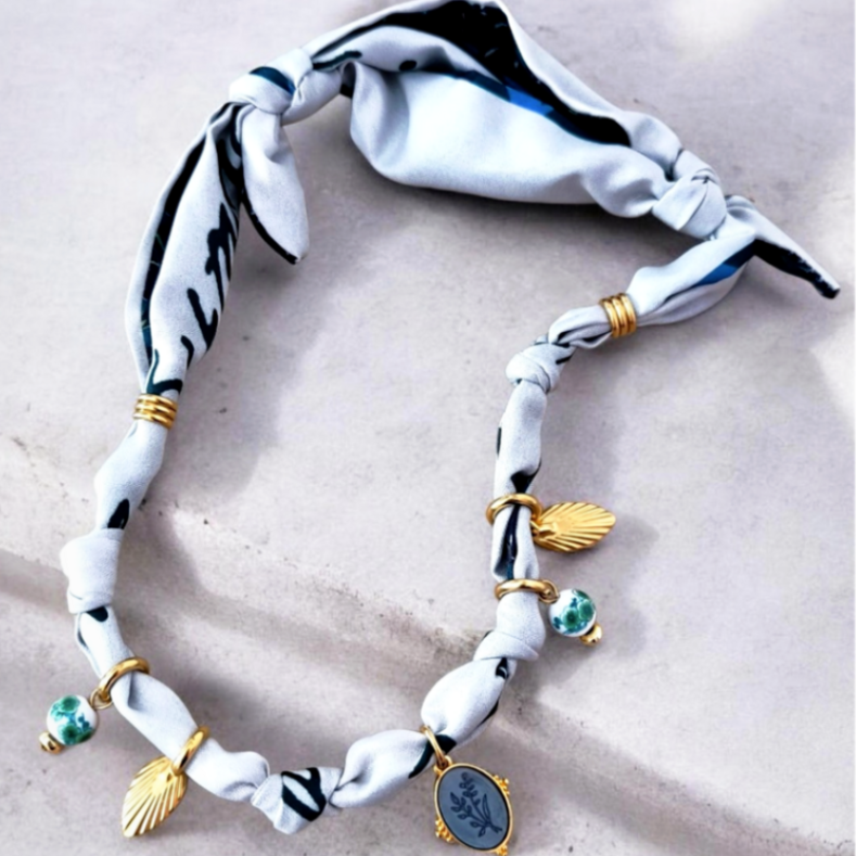 Vintage Bandana Necklace