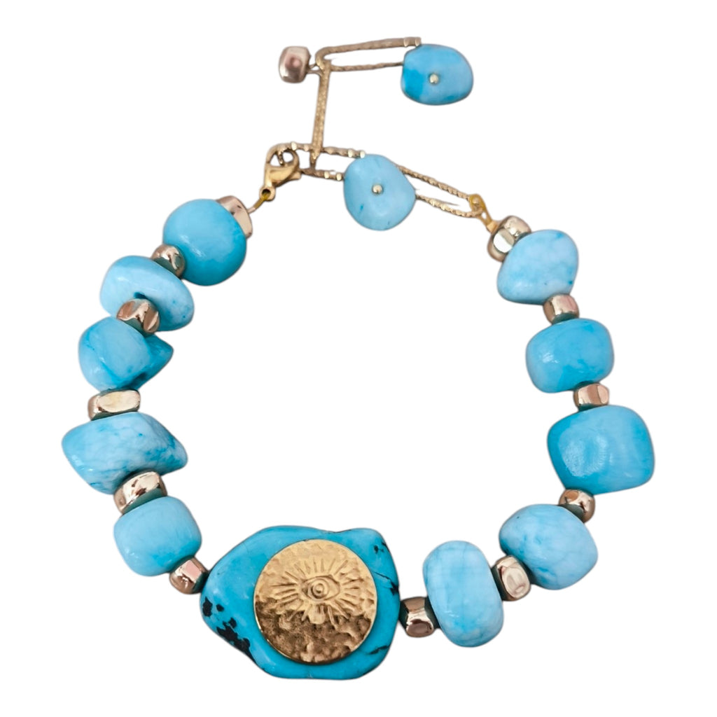Turquoise Evil Eye Bracelet