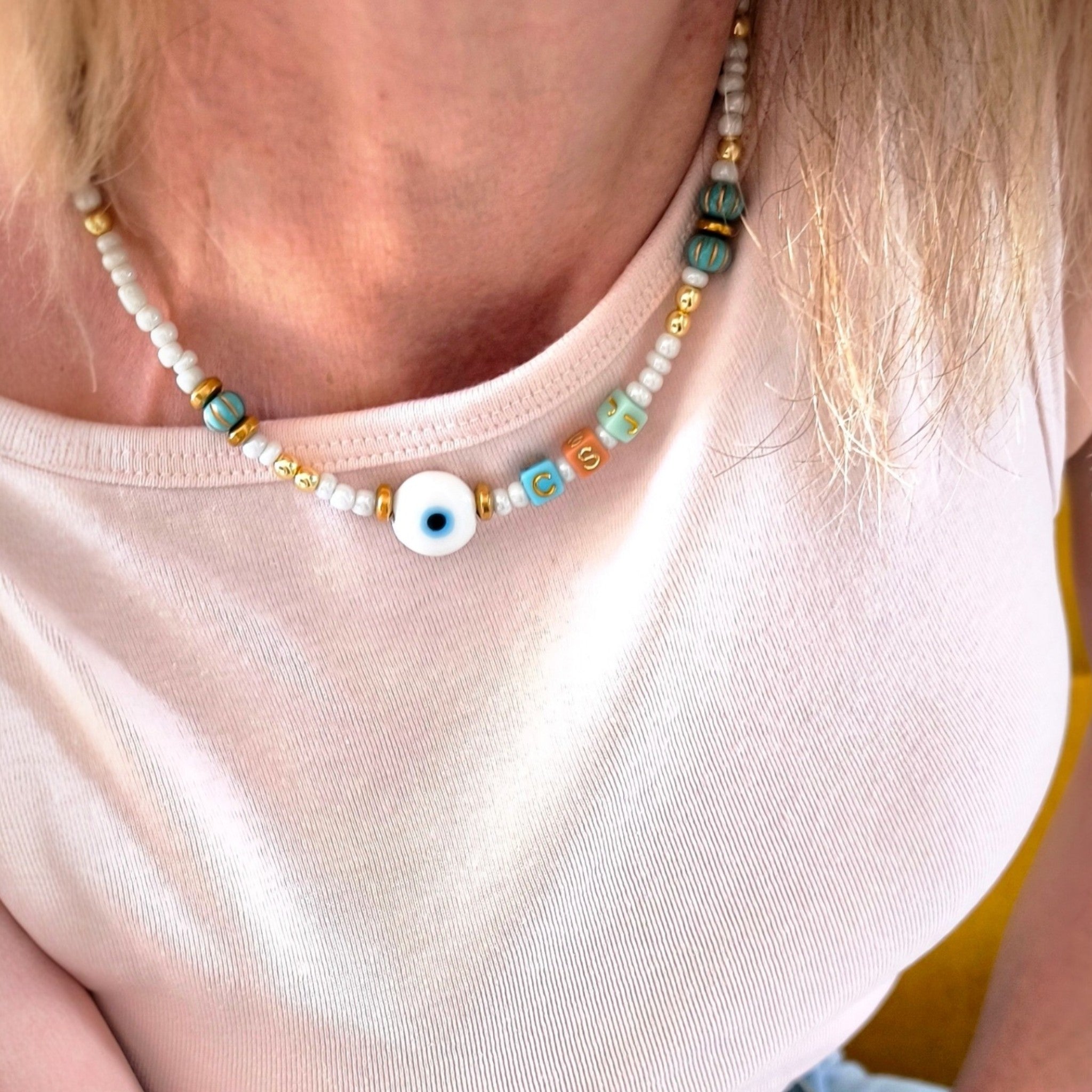 Beaded Name Necklace