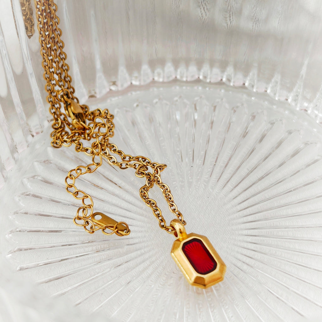 Scarlet Charm Necklace