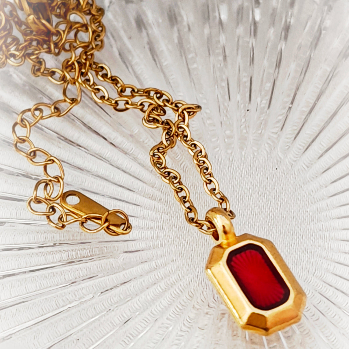 Scarlet Charm Necklace