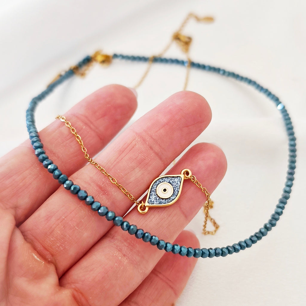Blue Aura Necklaces