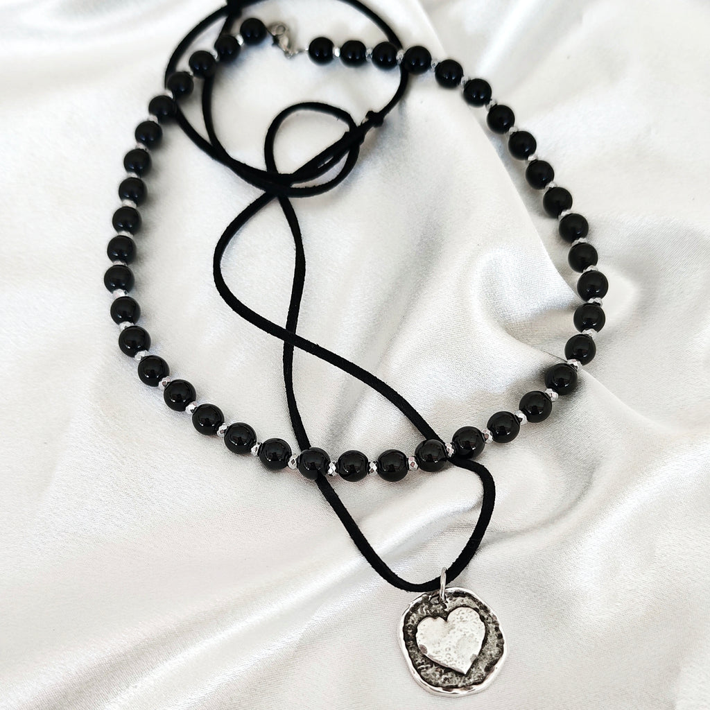 Chic Noir Heart Set
