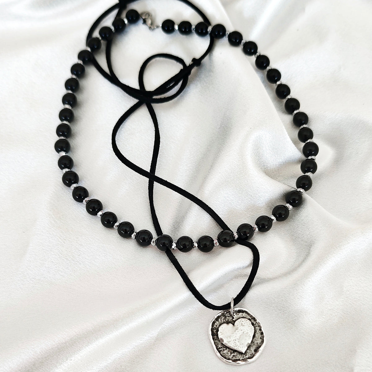 Chic Noir Heart Set