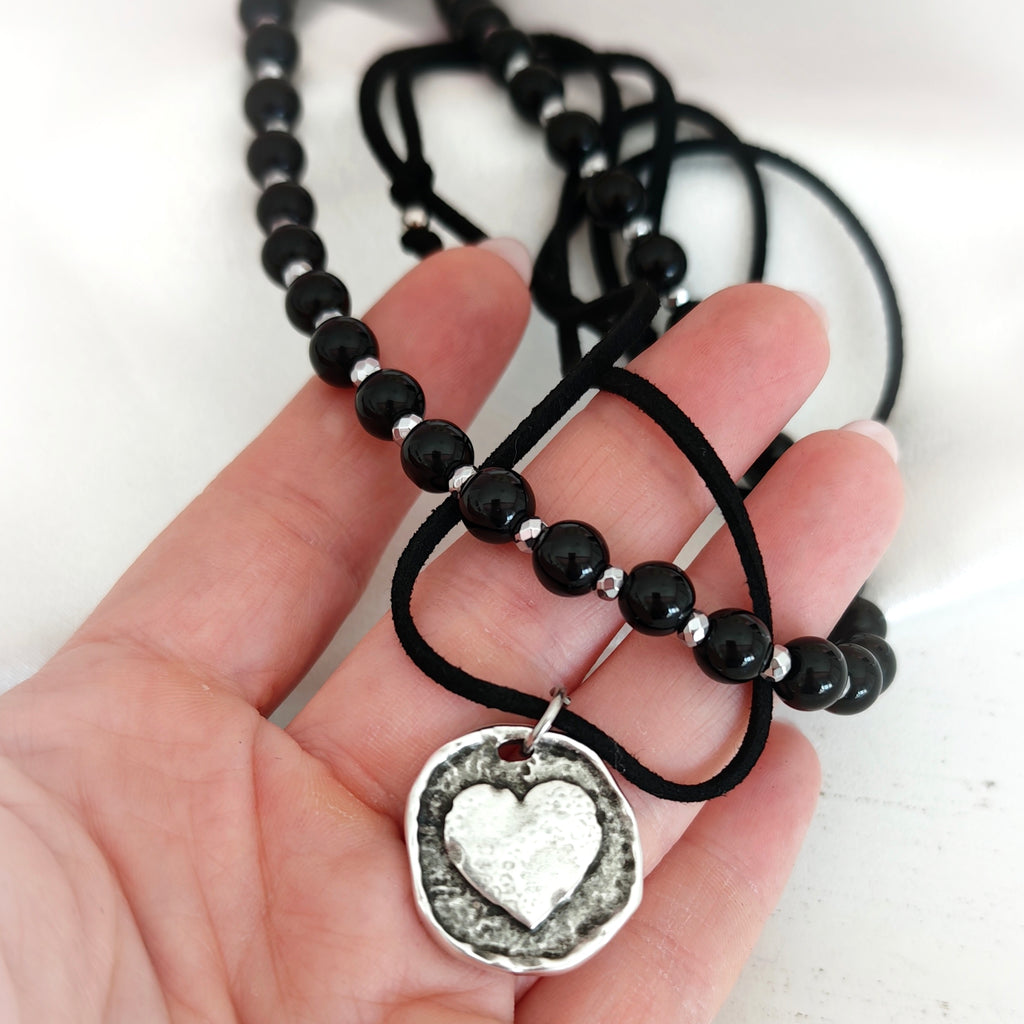 Chic Noir Heart Set