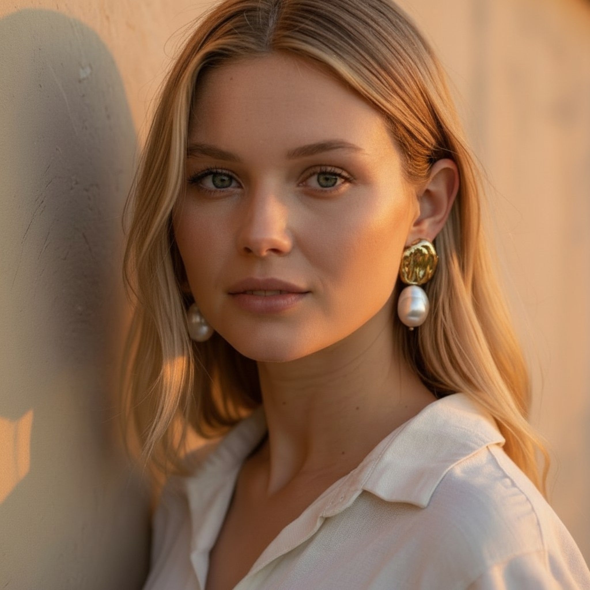 Baroque Pearl Drop Earrings