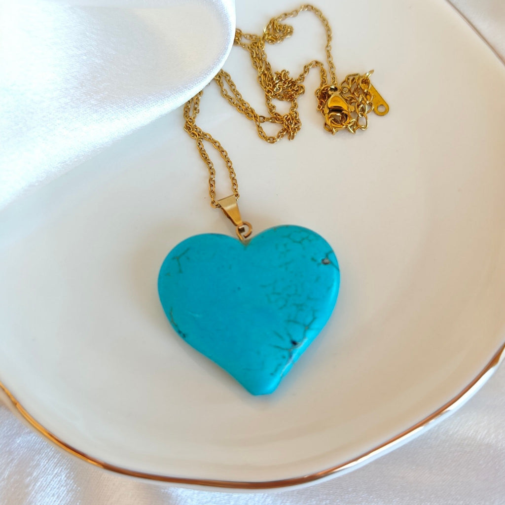 Turquoise Heart Necklace