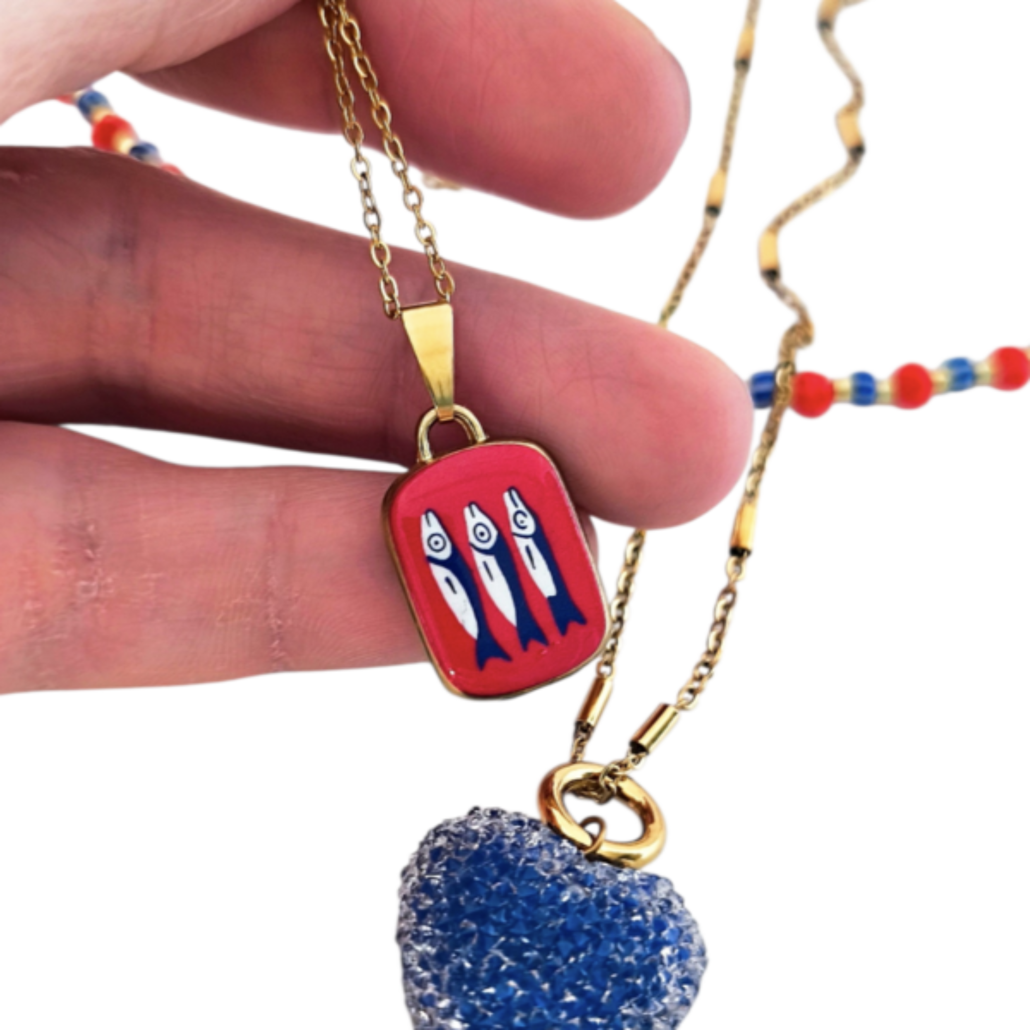 Sardines Necklace Set