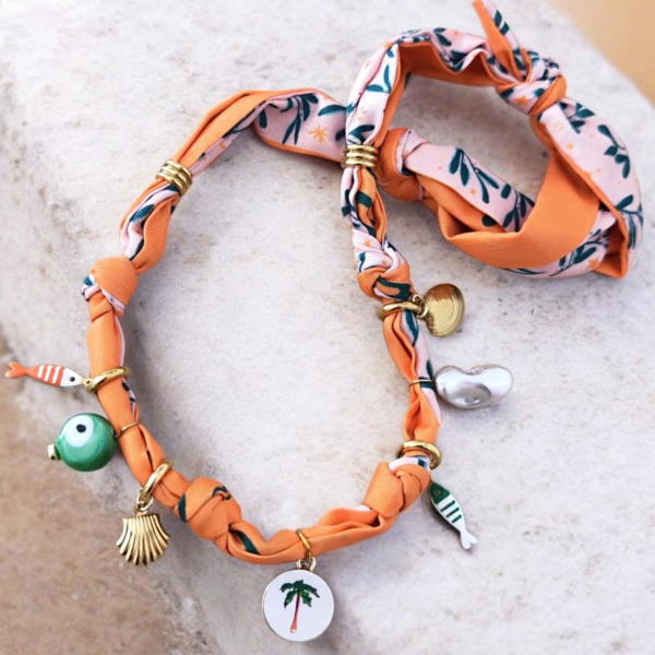 Tropical Bandana Necklace