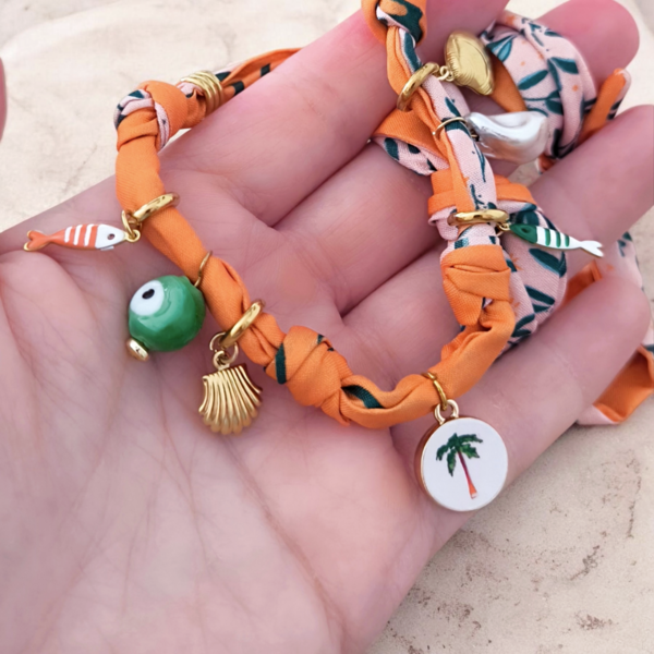Tropical Bandana Necklace