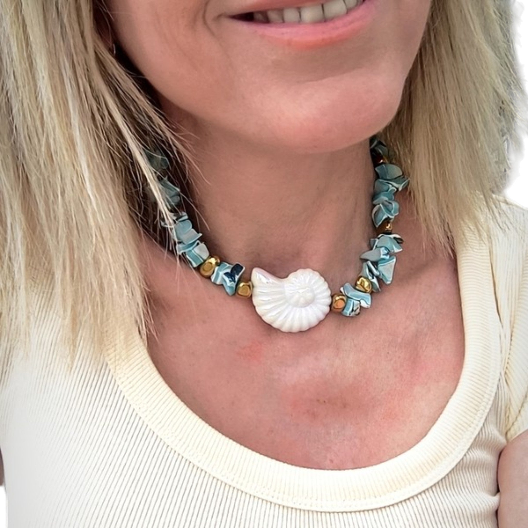 Aquamarine Breeze Necklace
