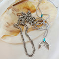 Mermaid Necklace Set Silver