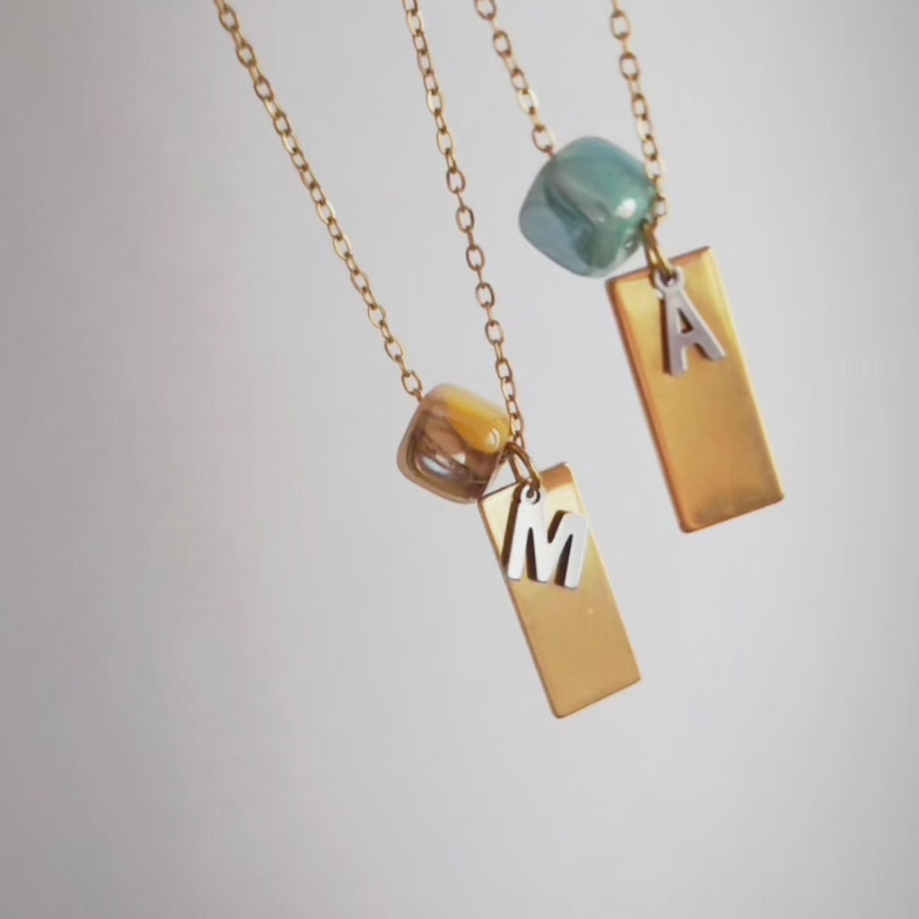 My Monogram Cube Necklace
