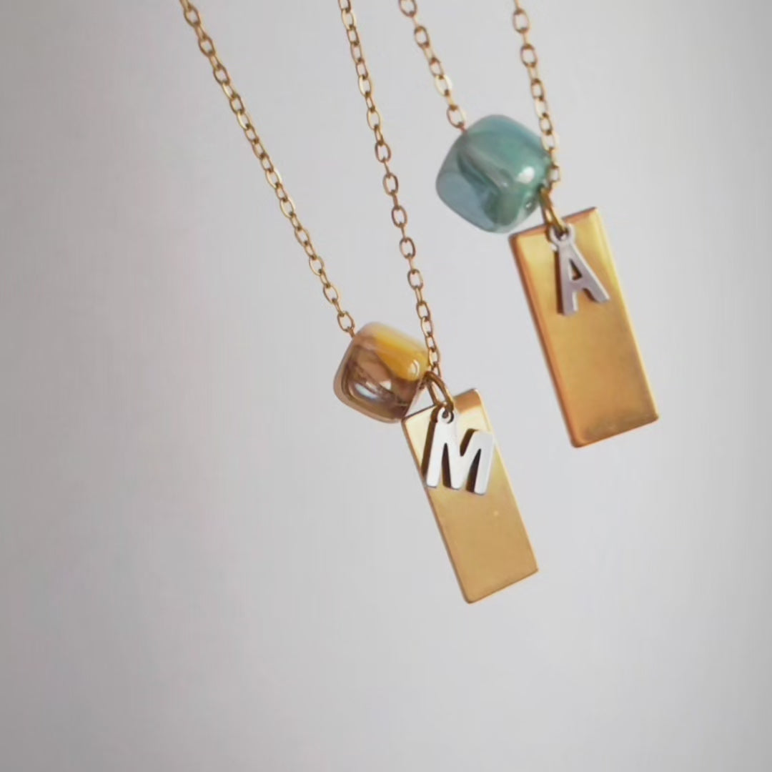 My Monogram Cube Necklace