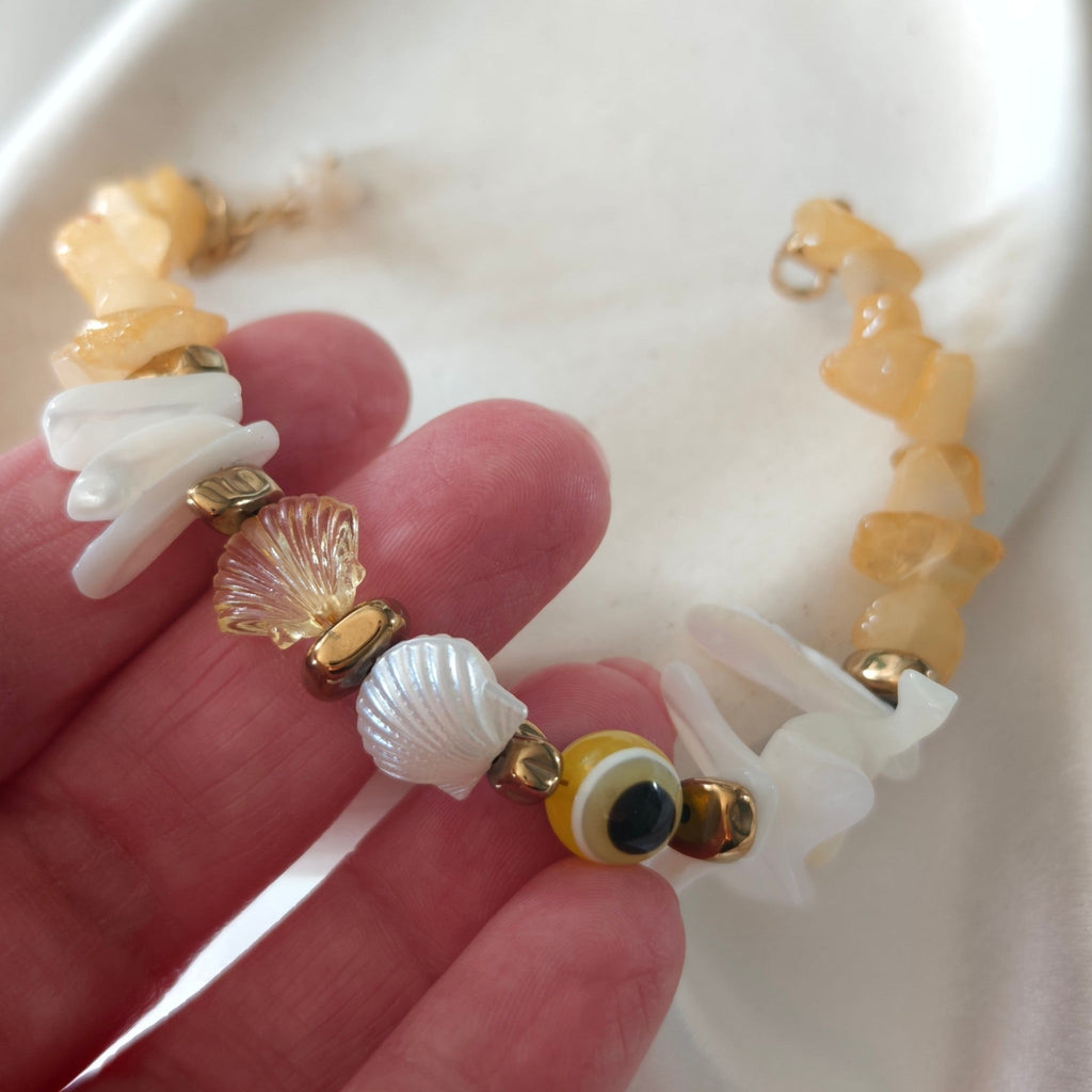 Yellow Shell Bracelet