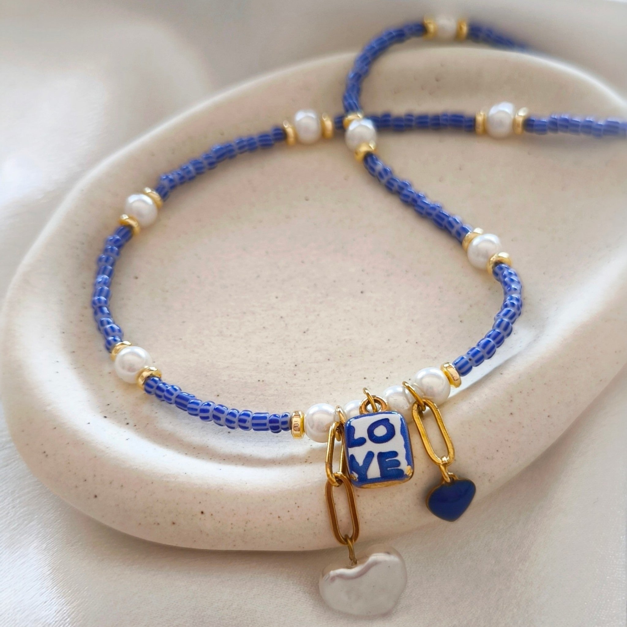 Blue Love Necklace