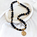 Noir Coin Necklace