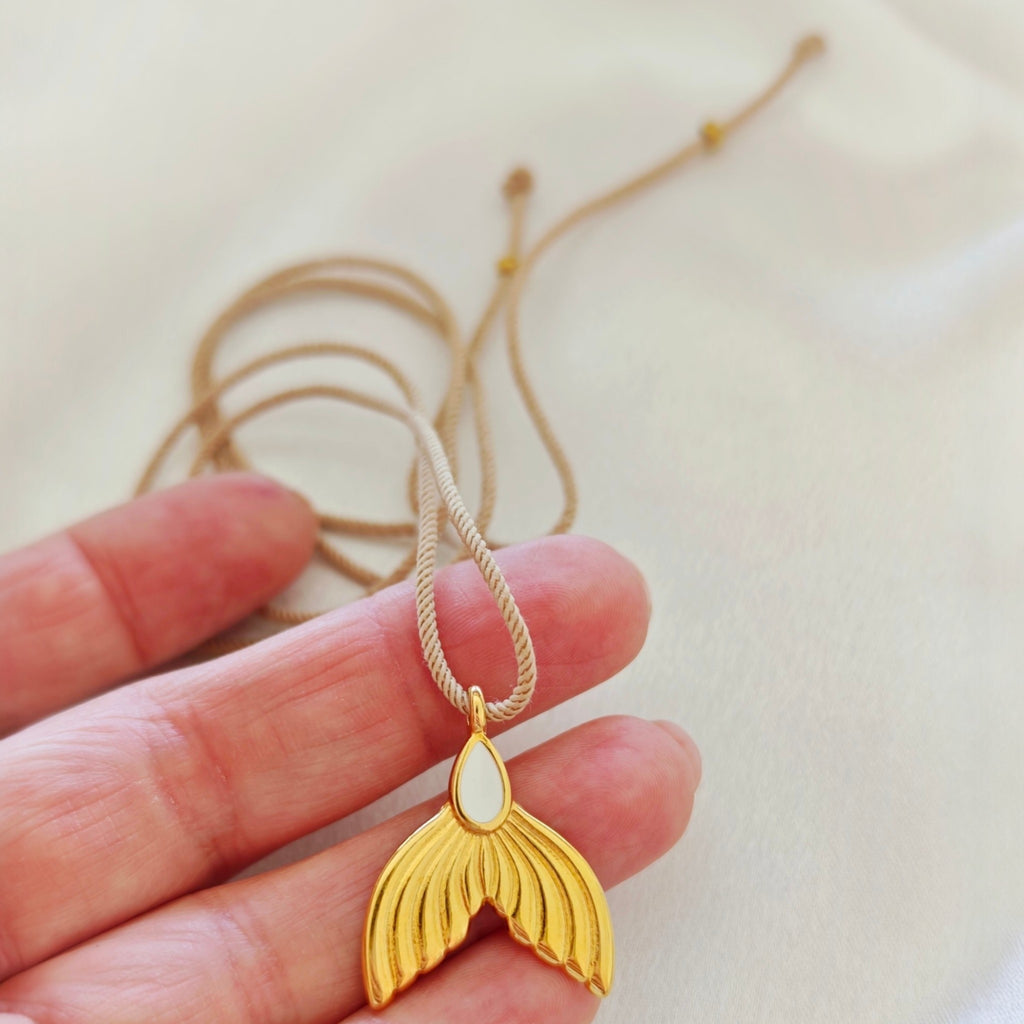 Mermaid Gold Necklace Set