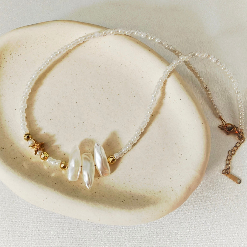 Pearl Starfish Necklace