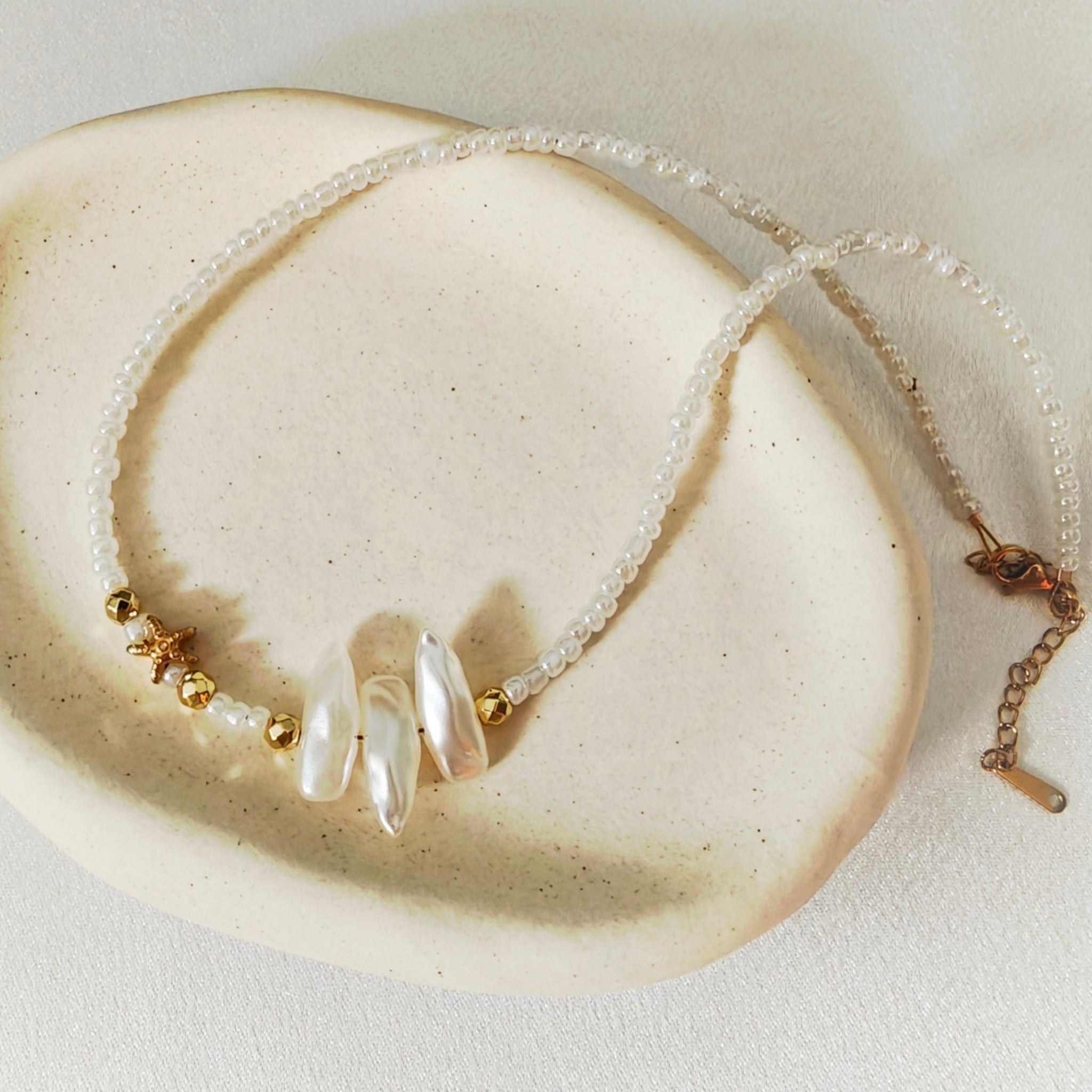 Pearl Starfish Necklace
