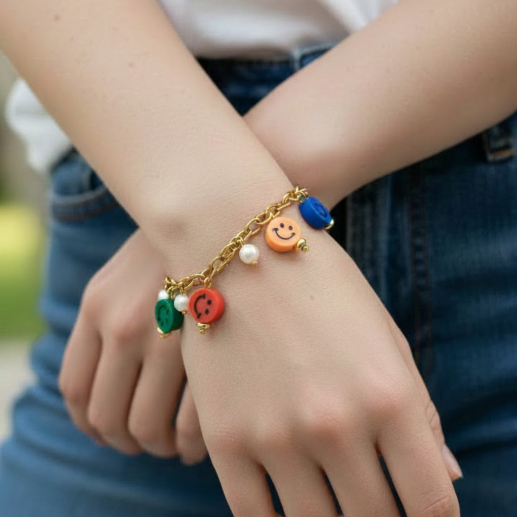 Smiley Charm Bracelet