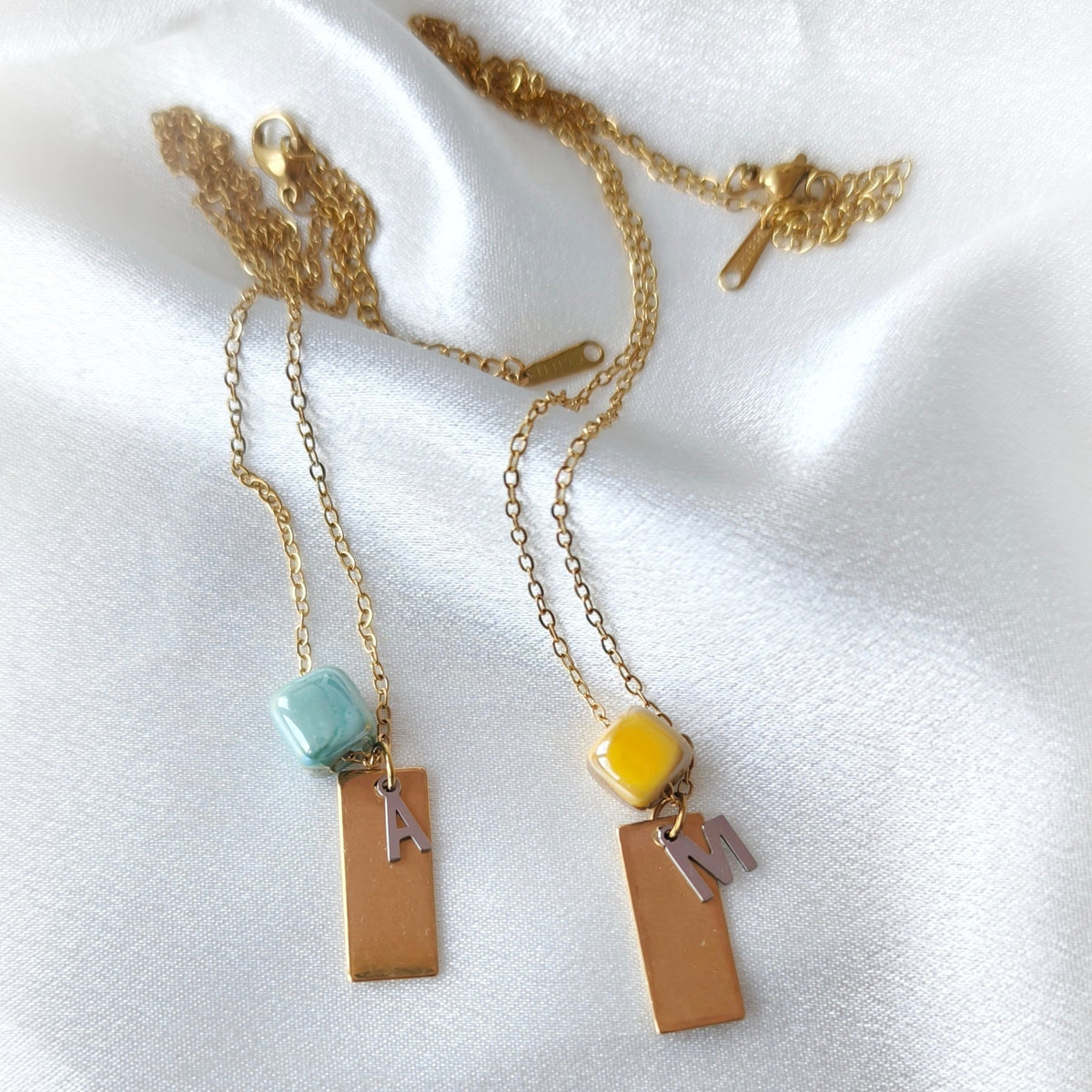 My Monogram Cube Necklace