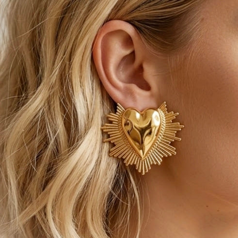 Radiant Heart Earrings