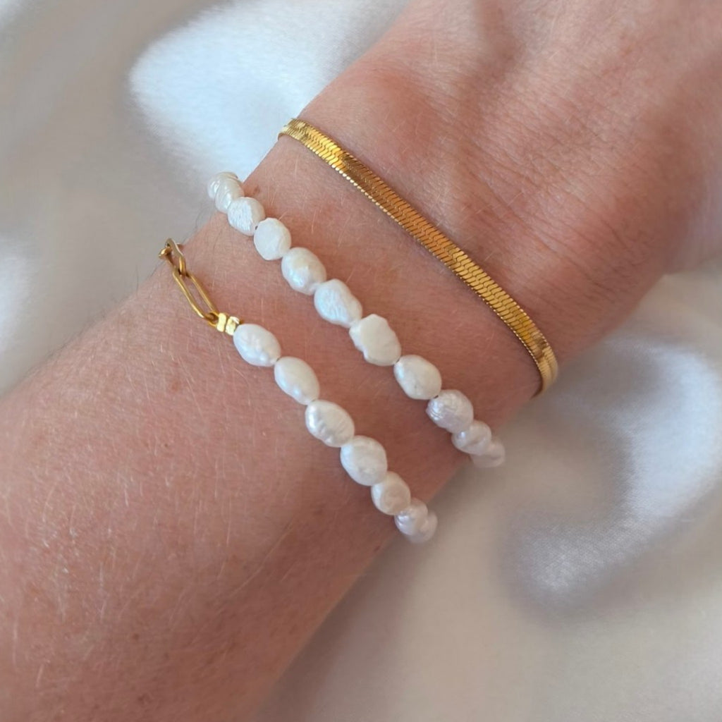 Pearl & Chain Bracelets