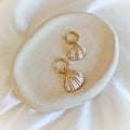 Shell Hoop Earrings