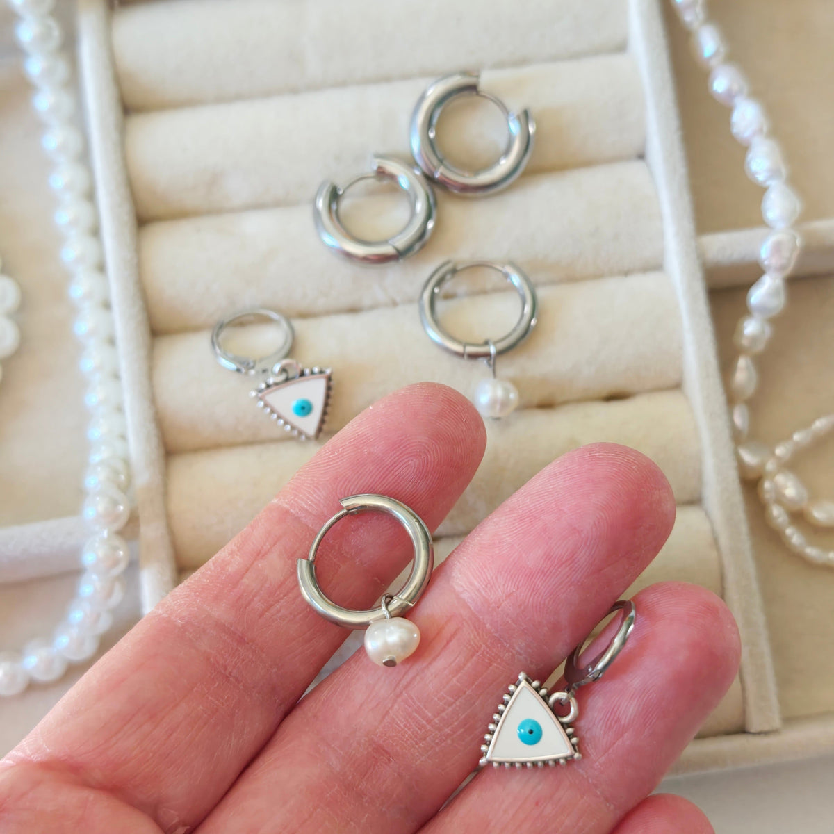 Silver Huggie Hoops Set | 7€-20€