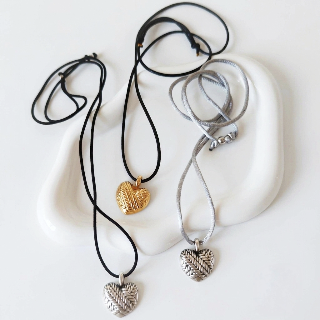 Braided Heart Necklace