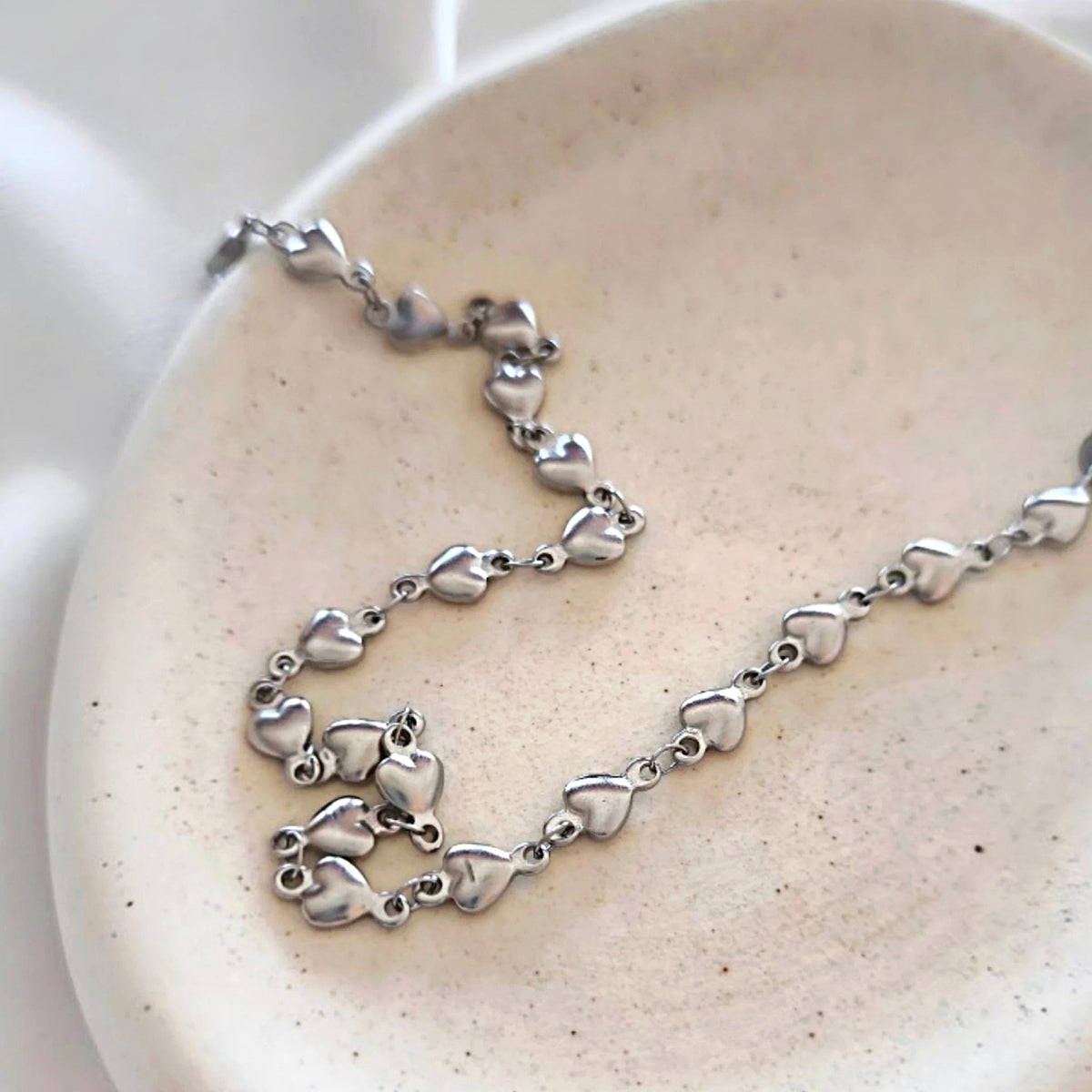 Puffy Hearts Necklace