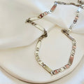 Men's Steel Bar Chain Necklace