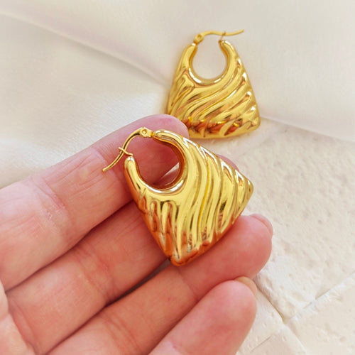Bag Shape Earrings