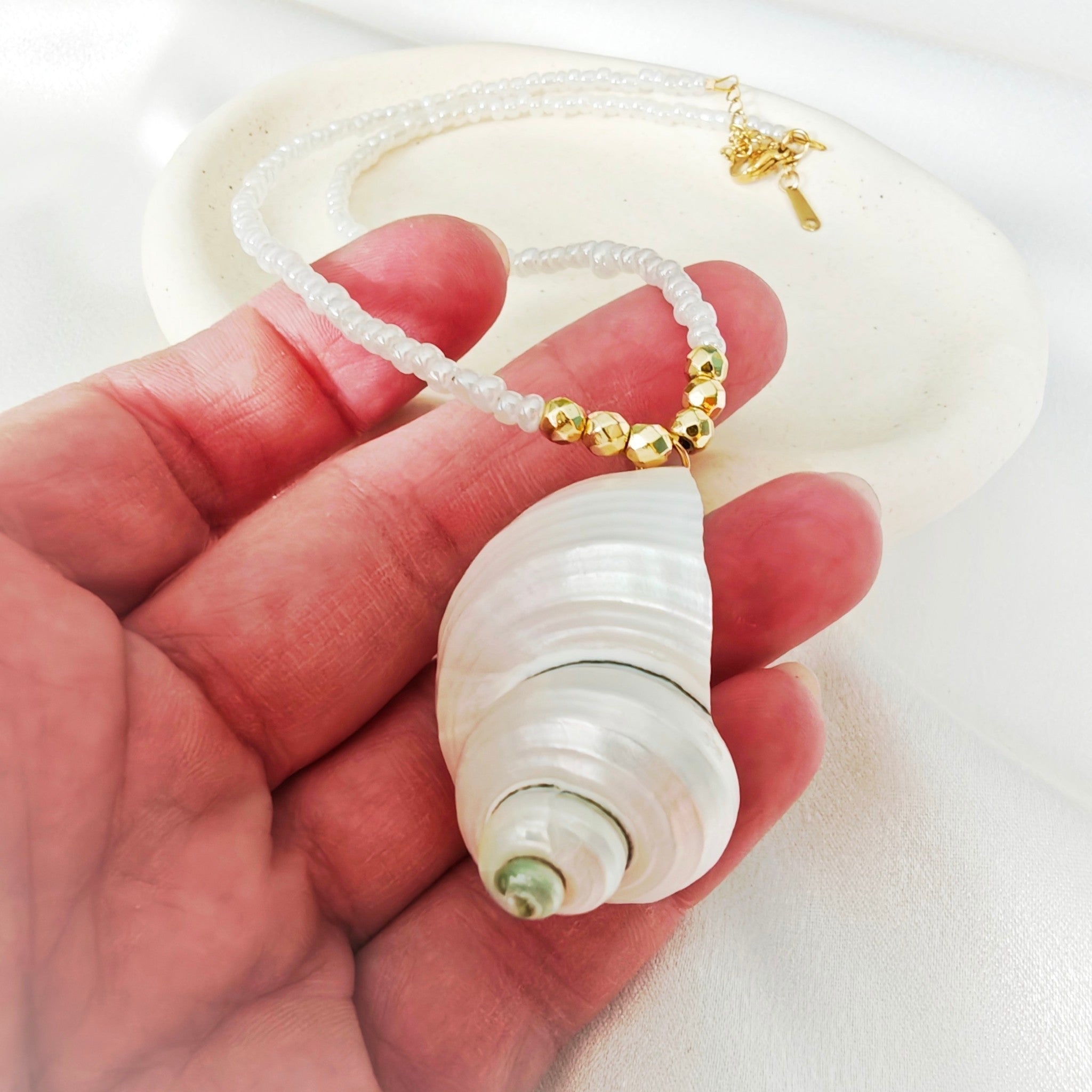 Seashell Beaded Necklace