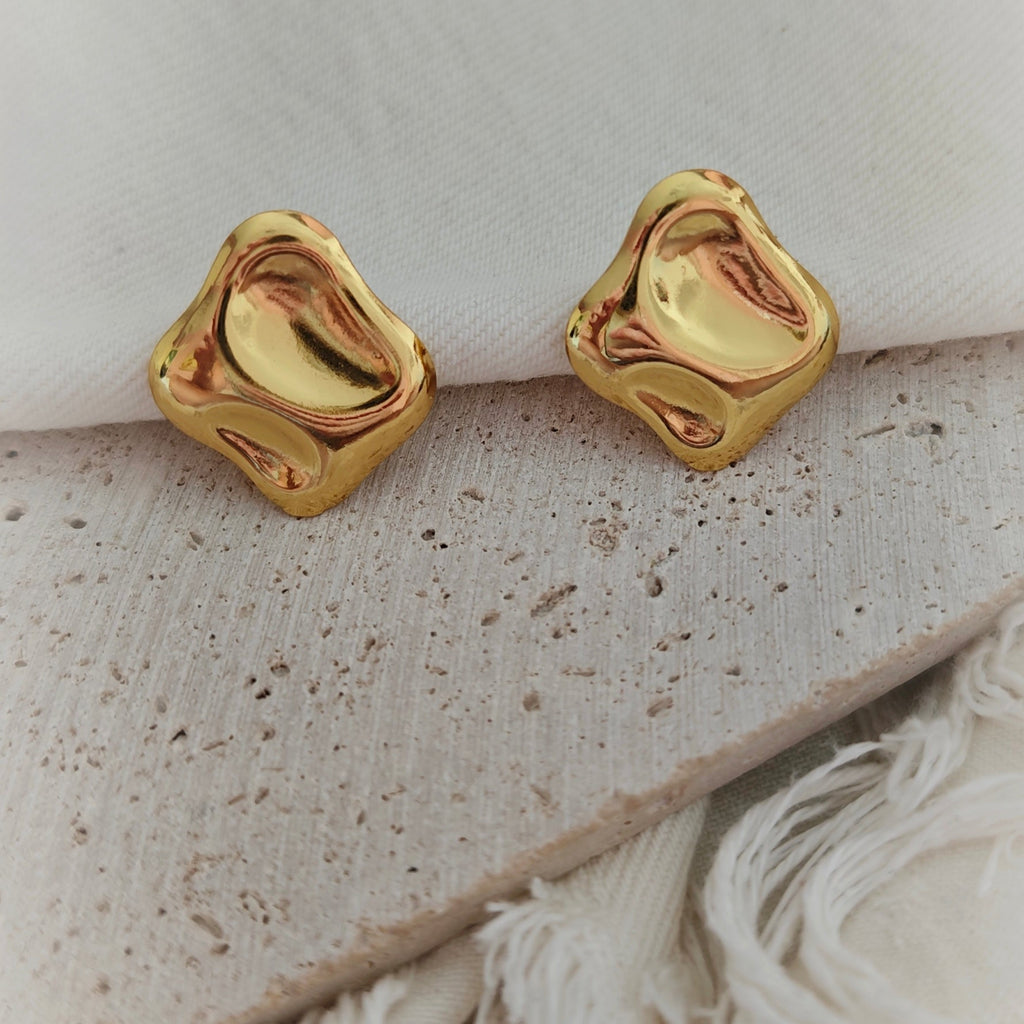 Molten Square Studs