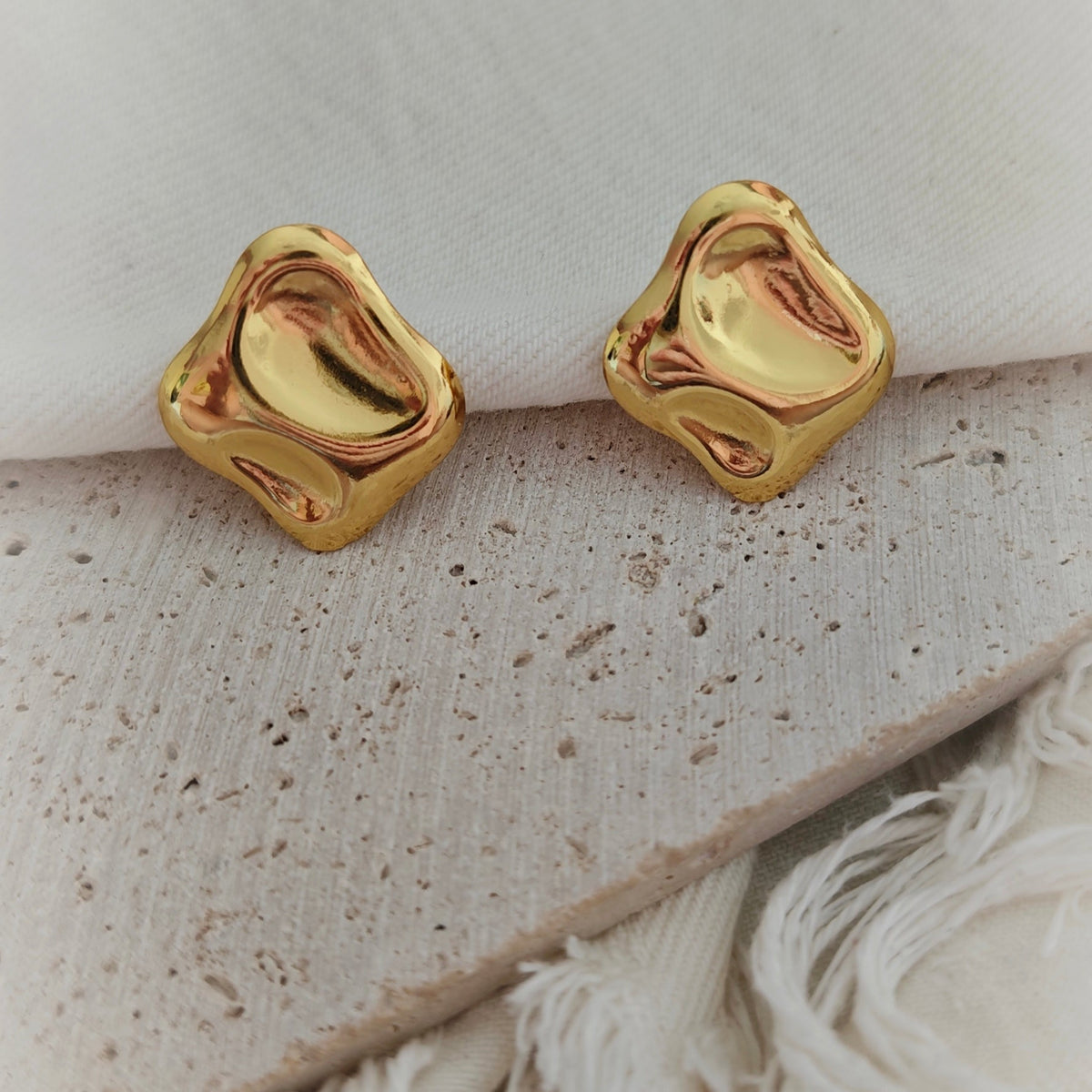 Molten Square Studs