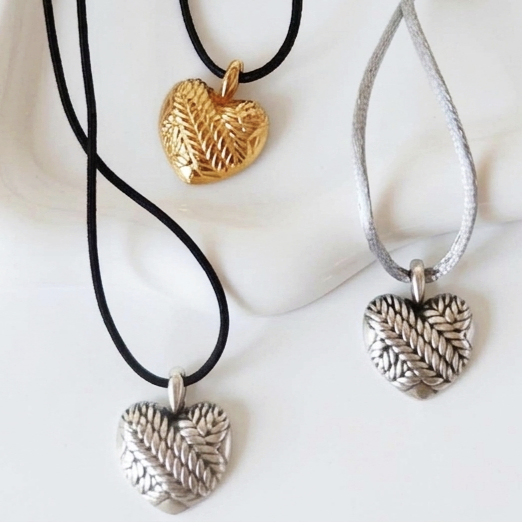 Braided Heart Necklace