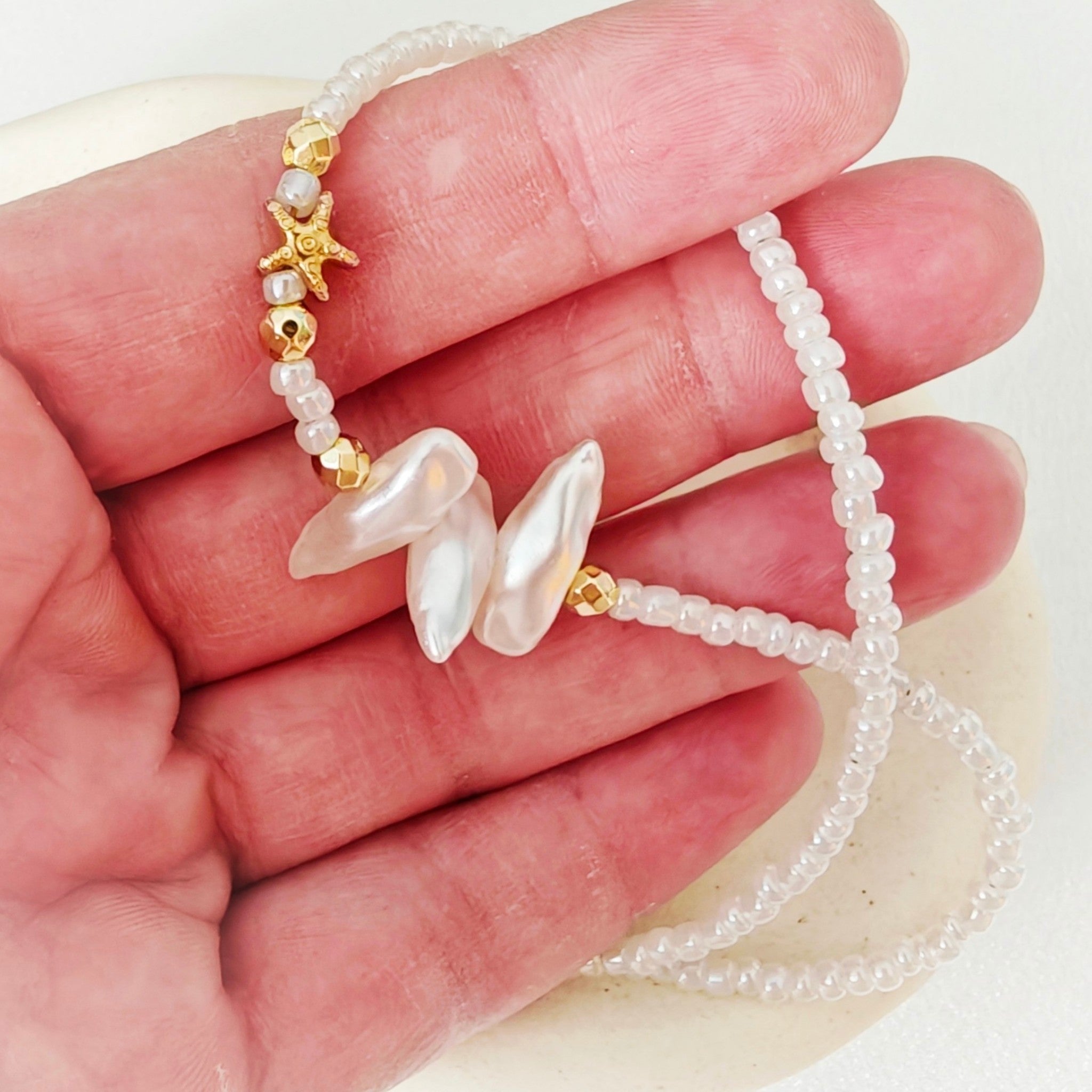 Pearl Starfish Necklace