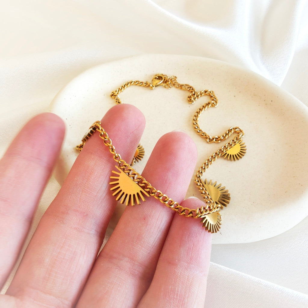 Sun Charm Necklace