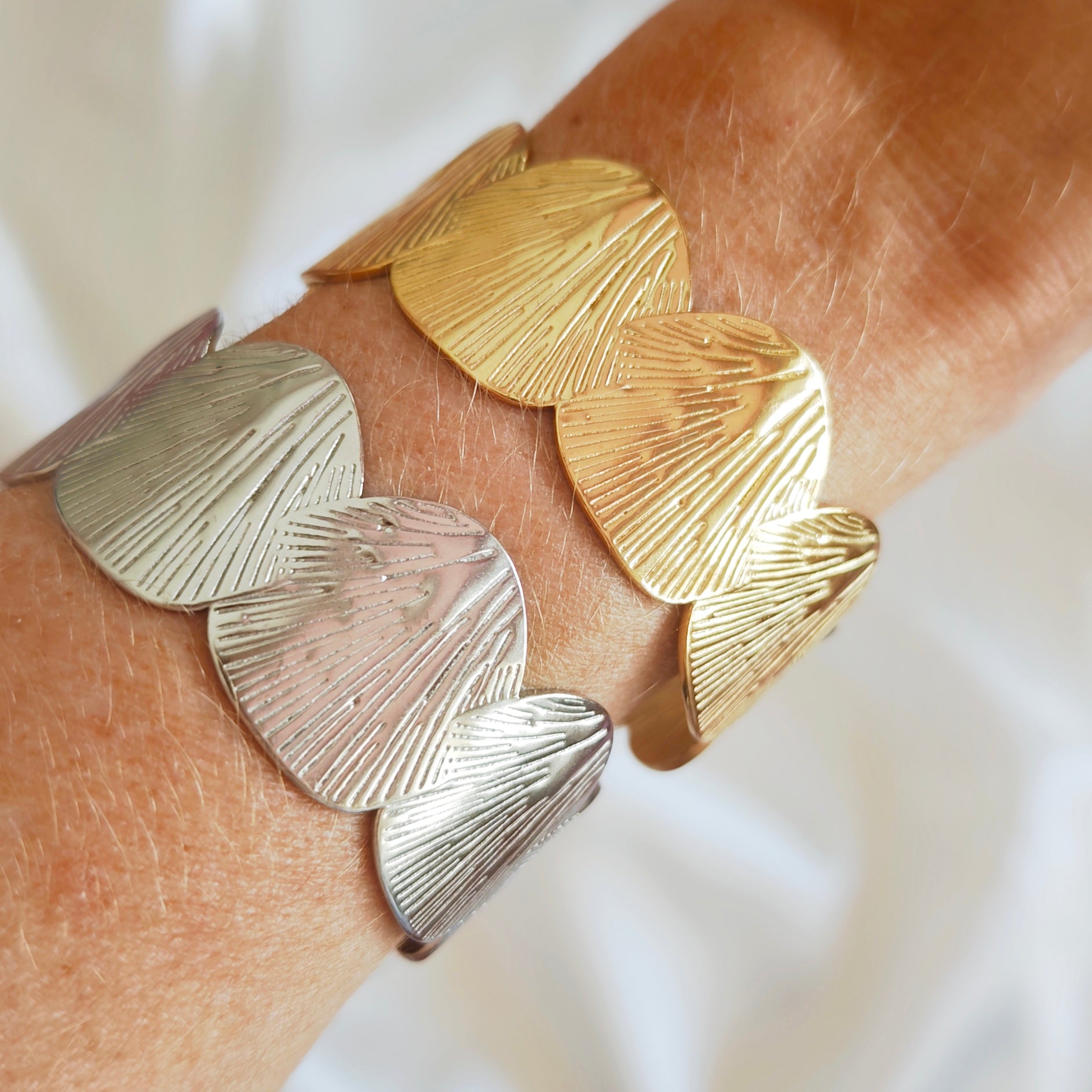Scallop Cuff Bracelet