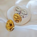 Bold Oval Earrings