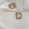 Opal Square Ring
