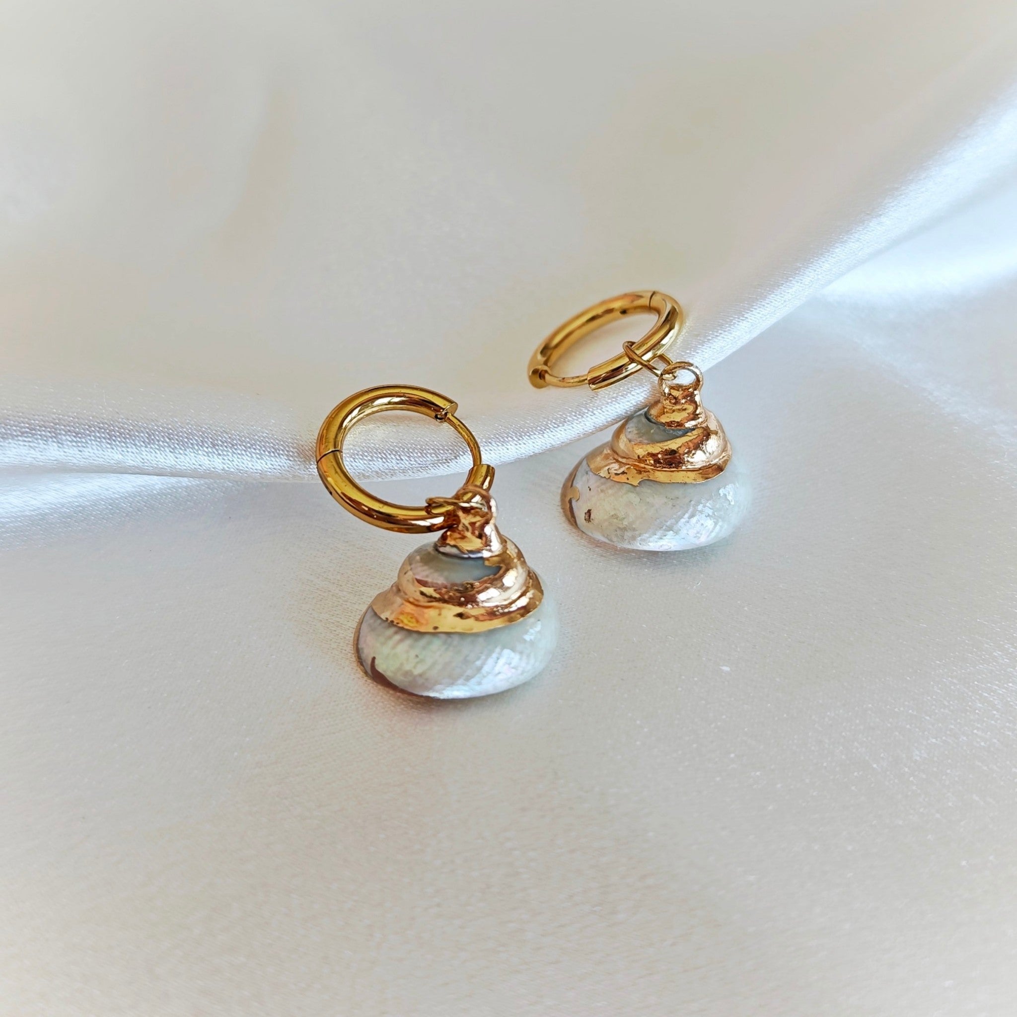 Shell Hoop Earrings