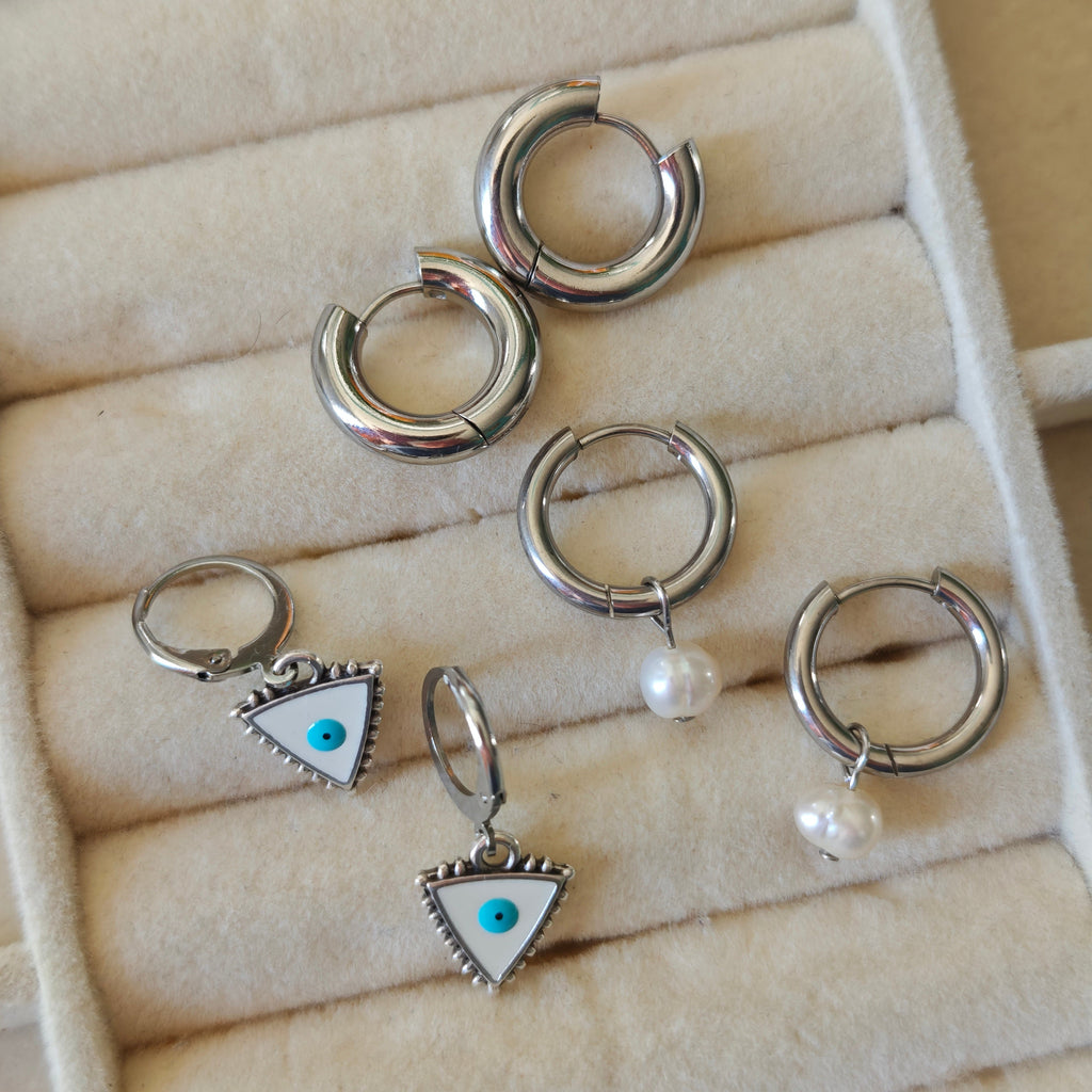 Silver Huggie Hoops Set | 7€-20€