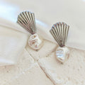 Shell & Baroque Pearl Earrings