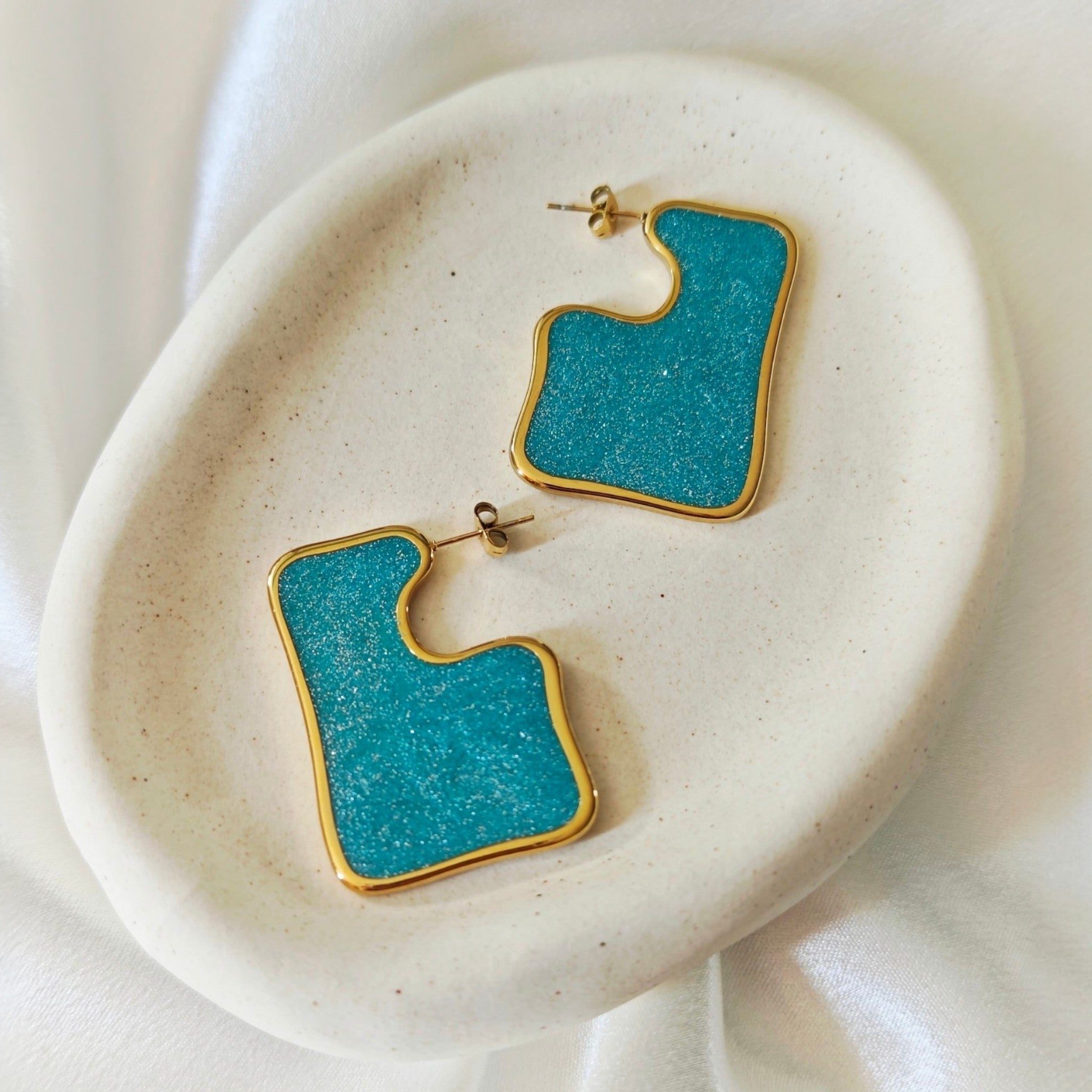 Color Block Earrings