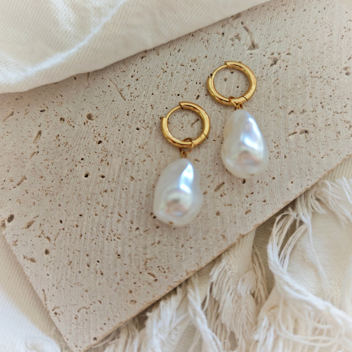 Baroque Pearl Earrings